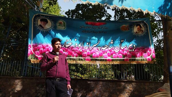 اولین صبحگاه پایه دهمی دبیرستان شاهد ابوذر غفاری نیشابور 