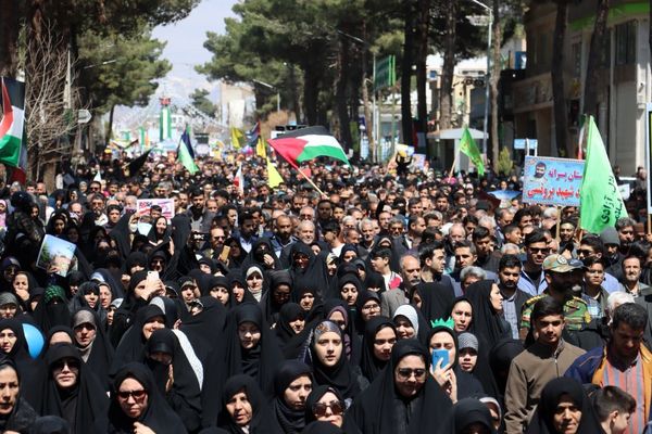 طنین فریاد قدس در خیابان‌های تربت حیدریه 