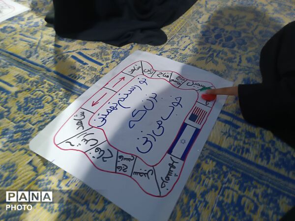 غوغای دانش‌آموزان در استقبال از موکبِ «فرزندانِ سردار سلیمانی»