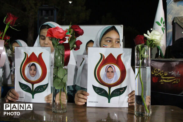 جشن روز دختر در ورودی باغ دولت آباد یزد