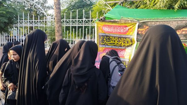 برپایی موکب بین راهی در مراسم پیاده روی جاماندگان اربعین شهرستان خلیل آباد 