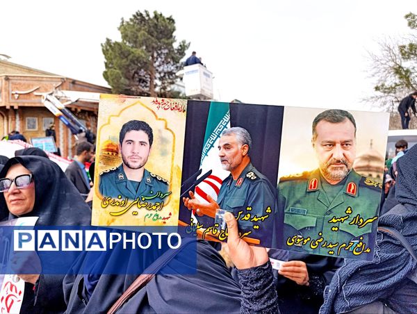 راهپیمایی یوم الله۲۲بهمن در شهرستان نیشابور 