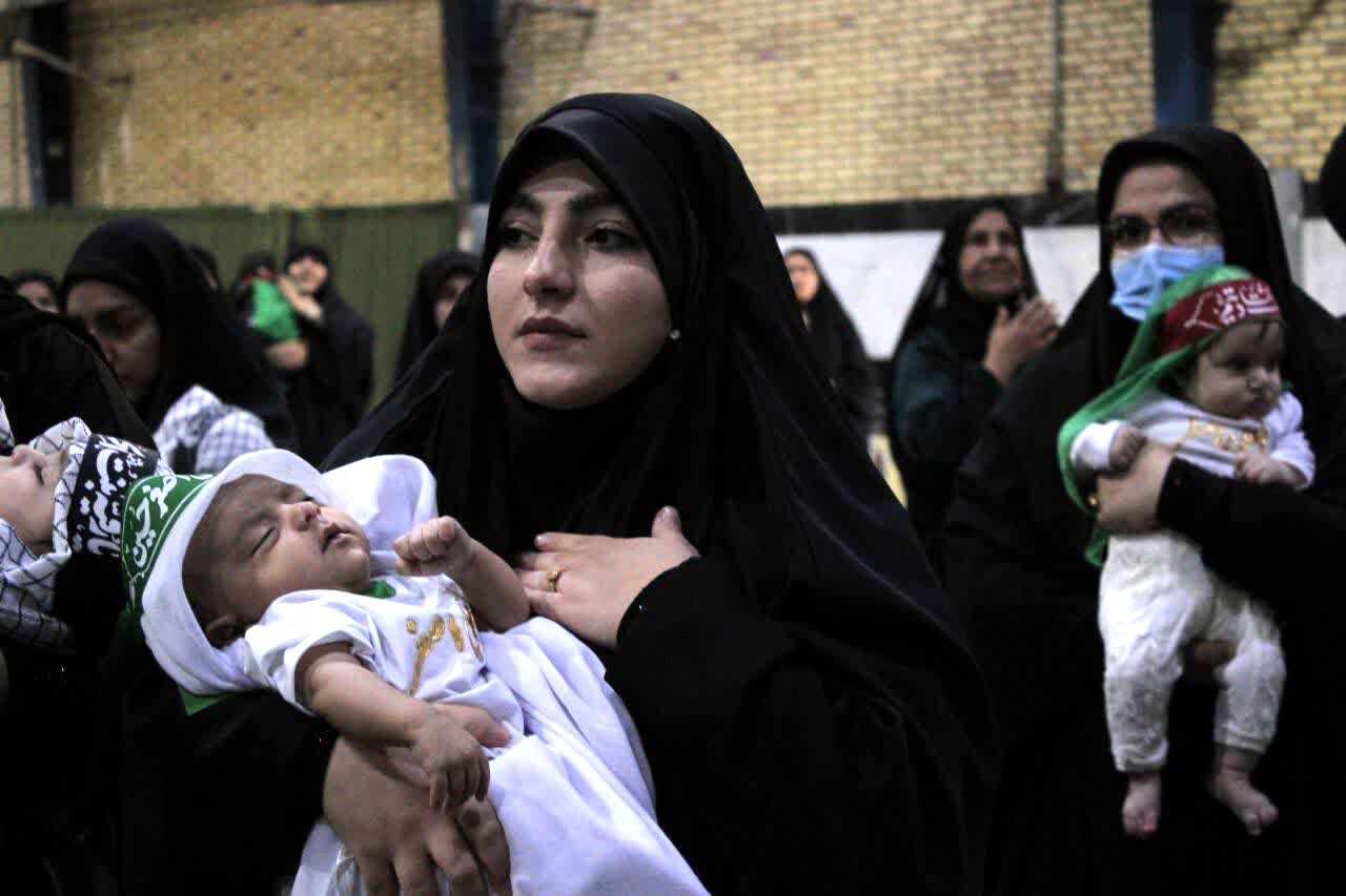 اجتماع بزرگ شیرخواران حسینی در گچساران 