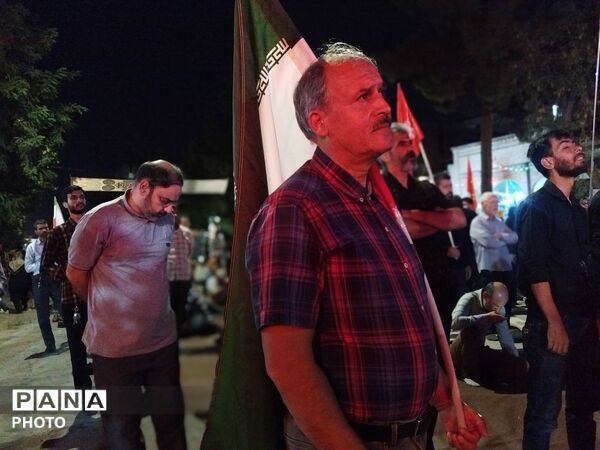 شبی دیگر در سایه سرای مسجد جامع شهرستان نیشابور با حضور نماینده مردم نیشابور 