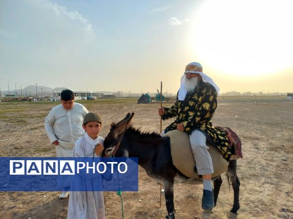 بازسازی واقعه غدیر در محله شهر قائم قم
