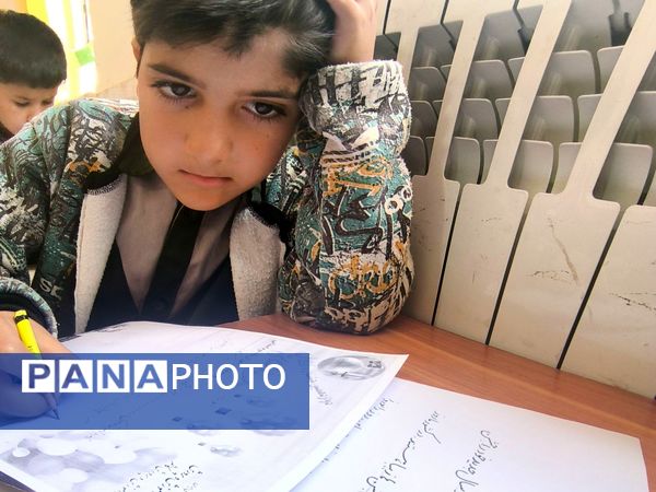 مرحله آموزشگاهی جشنواره دست نوشته‌های طلایی در دبستان شهید پسندیده فدافن