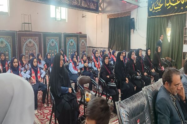مراسم افتتاحیه دبستان دخترانه فاطمه اهری هاشمی