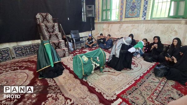آیین شیرخوارگان حسینی در امام‌زاده احمد و محمود نظرآباد 