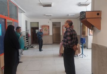 بهسازی و شاداب سازی مدارس کم برخوردار و همچنین پروژه مهر در مدارس ناحیه ۵ 