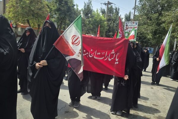 حضور پرشور جاماندگان در پیاده‌روی اربعین حسینی در شهر فارسان 