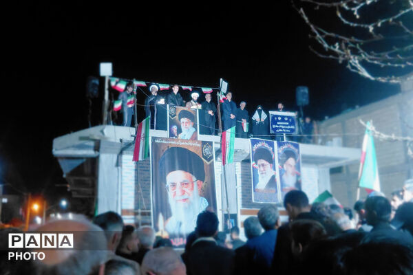 اجتماع قافله عزاداری شهرستان لردگان برای خون خواهی رهبر شهید