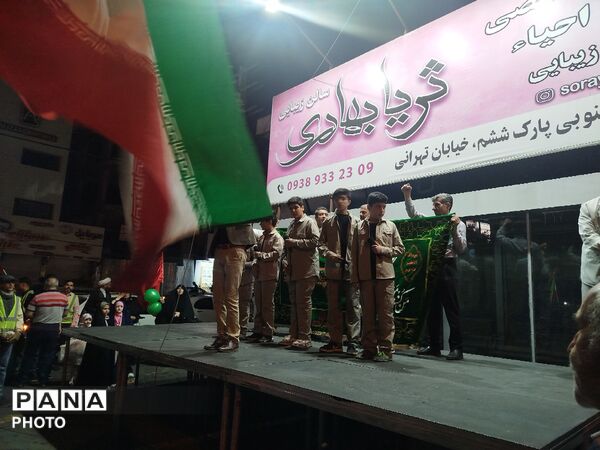  رنگ و بوی حیدری  شب عید غدیر در تجمعات مردم رجایی‌شهر کرج