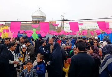 شادپیمایی روز ولادت امام زمان (عج) در شهرستان سمنان