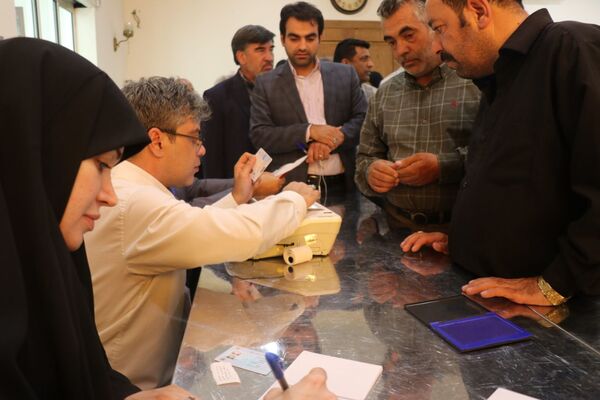 اتاق کنترل وضعیت ستاد انتخابات شهر مشهد در دور دوم انتخابات ریاست جمهوری 