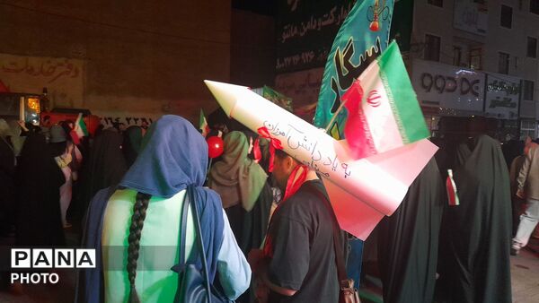 موج ۴۲ موشک‌های مردم شهرستان نظرآباد به سمت سرزمین‌های اشغالی