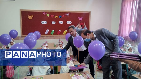 برگزاری جشن شکوفه ها در دبستان حضرت آسیه (س) شهر رباط‌سنگ