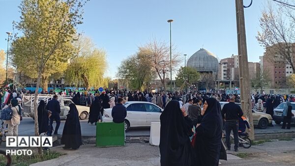 رزمایش دوچرخه سواری در شهرکرد