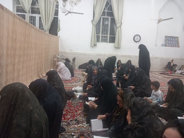 مراسم پرفیض نماز جماعت و دعای کمیل در روستای مهدی آباد خلیل آباد 