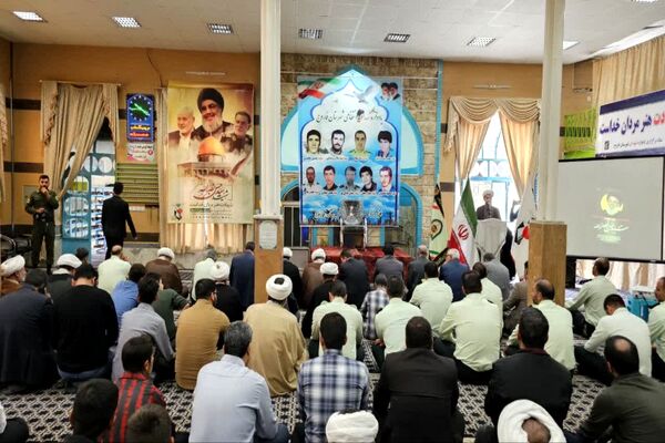 مراسم بزرگداشت شهدای مقاومت و نیروی انتظامی در شهرستان فاروج 