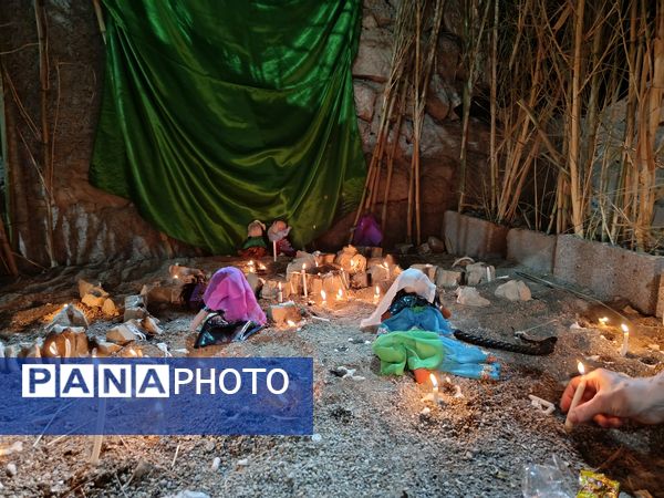 شام غریبان در امامزادگان سید محمد و سید نظام الدین شهرستان حاجی‌آباد