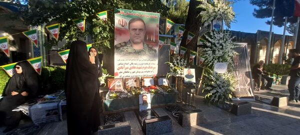چهلم شهید امنیت هادی میر آبادی در بهشت فضل نیشابور 
