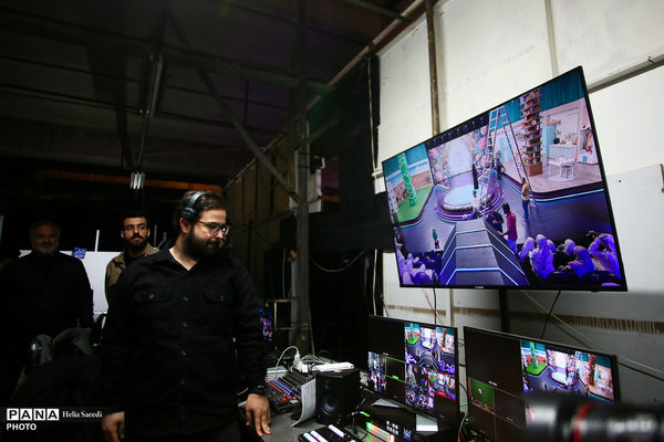 پشت صحنه برنامه تلویزیونی «جشن فرشته ها»