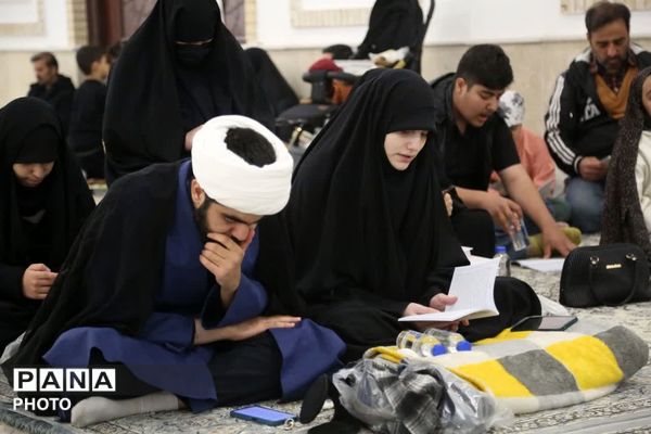 مراسم احیاء نخستین شب قدر در حرم حضرت معصومه(س)