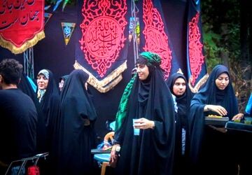 پیاده روی دلداگان حسینی در بندرگز