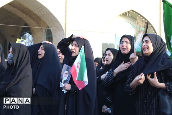 آیین سوگواری شهادت قائد امت در نیشابور 