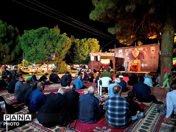 مراسم عزاداری شب سوم ماه محرم در نیشابور 
