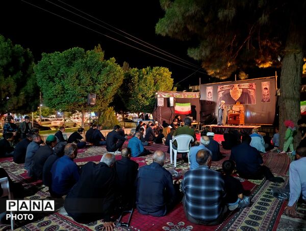 مراسم عزاداری شب سوم ماه محرم در نیشابور 