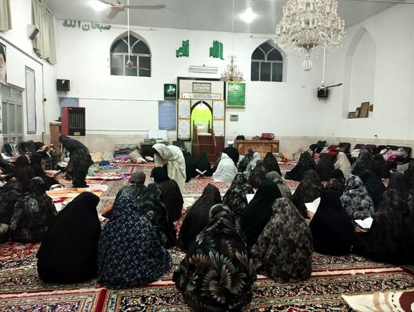 عزاداری شب شهادت حضرت زینب سلام الله علیه در‌ شهرستان خلیل آباد