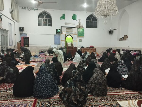عزاداری شب شهادت حضرت زینب سلام الله علیه در‌ شهرستان خلیل آباد