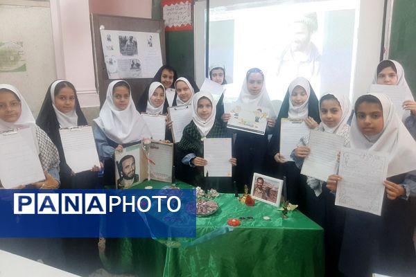 یادواره شهدا در آموزشگاه شاهد فرهنگ پیشوا