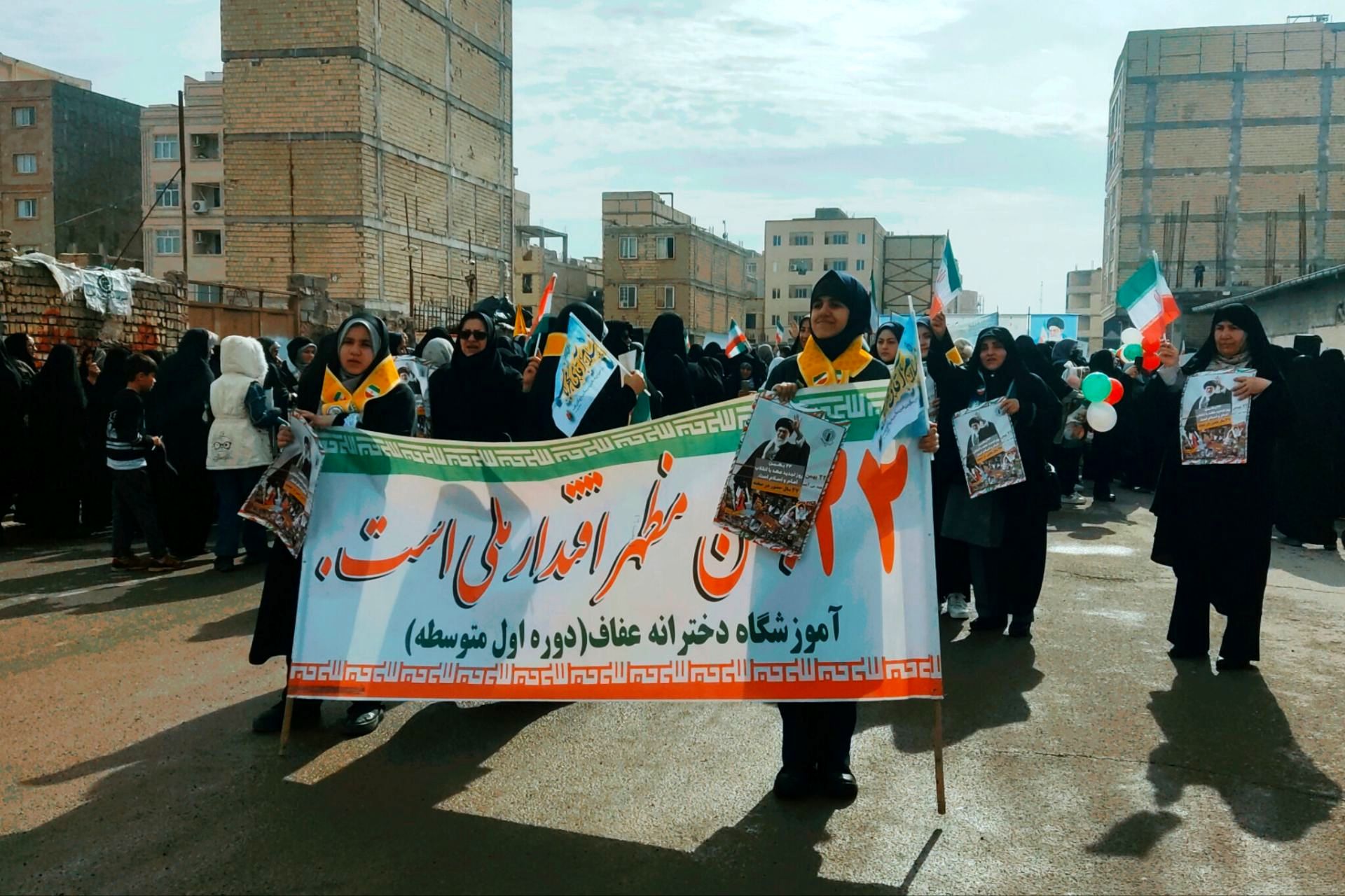 تجلی وحدت ملی در راهپیمایی ۲۲بهمن نصیرشهر 