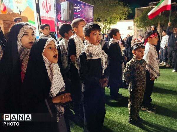 راهپیمایی شهروندان شهرستان مانه 