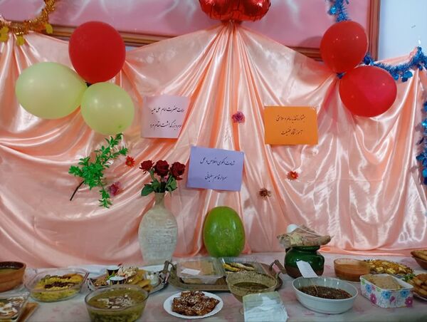 جشنواره تغذیه سالم و سلامت در دبستان پسرانه فضیلت کاشمر
