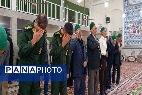 اقامه نماز جمعه همزمان با وفات حضرت معصومه (س) در مسجد جامع شهر بار نیشابور