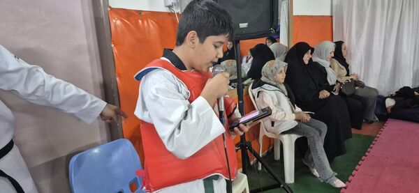 مراسم تجلیل قهرمانان تکواندوی استان خراسان رضوی از باشگاه دلاوران در کاشمر