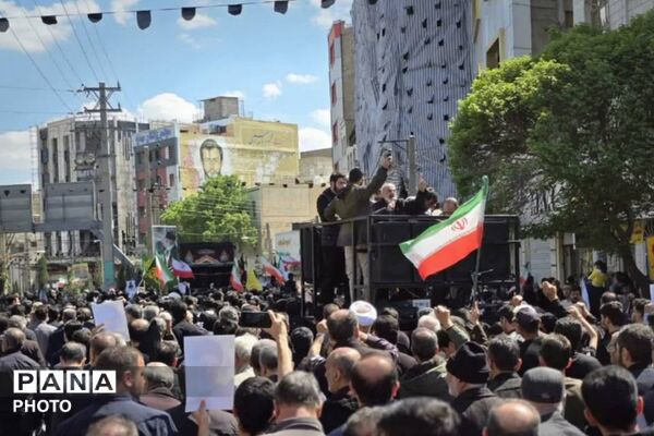 شهر قدس میزبان پیکر ۸ شهید سرافراز