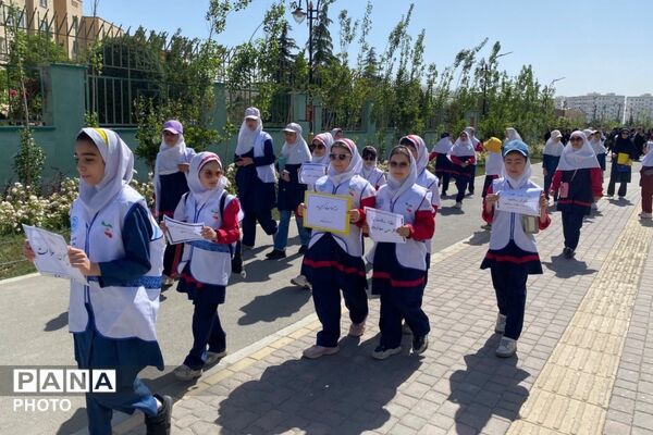 از آموزش آنلاین تا جاده سلامت؛ تدبیر مدیر مدرسه صابران یک برای بازگشت نشاط و سلامت به دانش‌آموزان