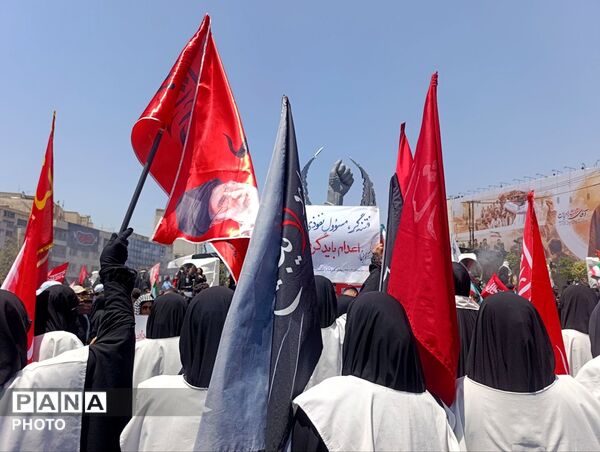 فریاد خونخواهان امام شهید در تهران