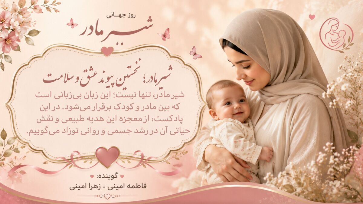 شیر مادر؛ نخستین پیوند عشق و سلامت