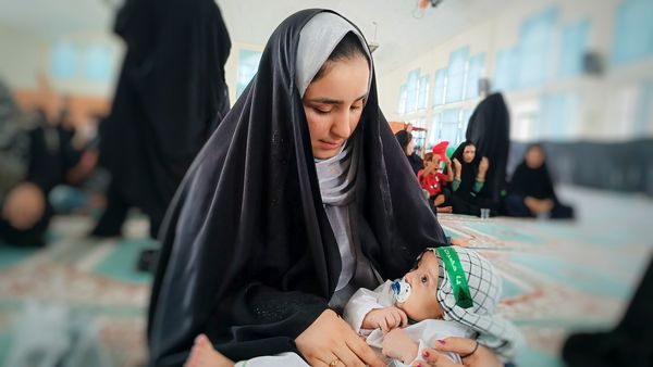  مراسم شیرخوارگان حسینی در شهرستان مارگون