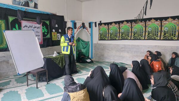 برگزاری اردوی علمی آمادگی دفاعی دبیرستان فاطمه الزهرا آشخانه 