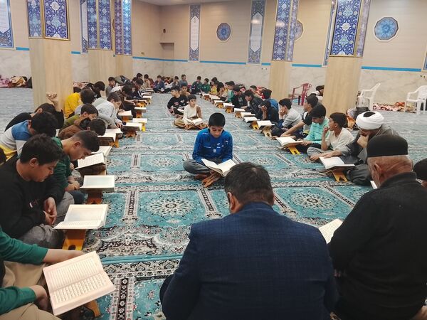 مراسم پر فیض اعتکاف در شهرستان خانمیرزا 