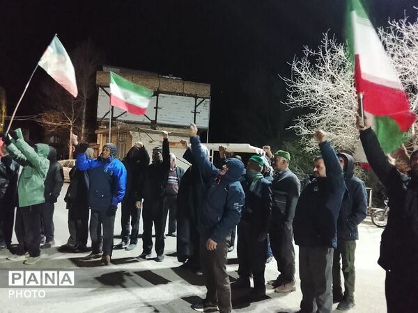 تجمعات شبانه با حضور مردمان غیور شهر بار
