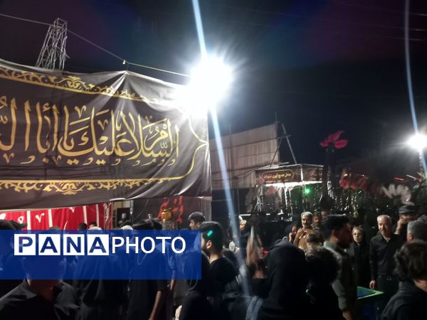 مراسم شام غریبان درناحیه 6 مشهد