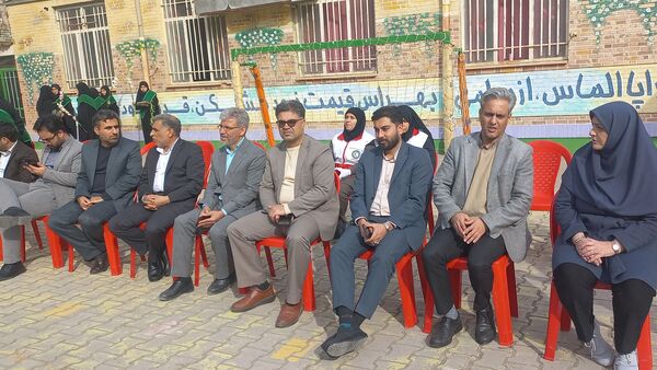 مانور زلزله در دبیرستان شاهد شهید حمامی ناحیه۶ مشهد