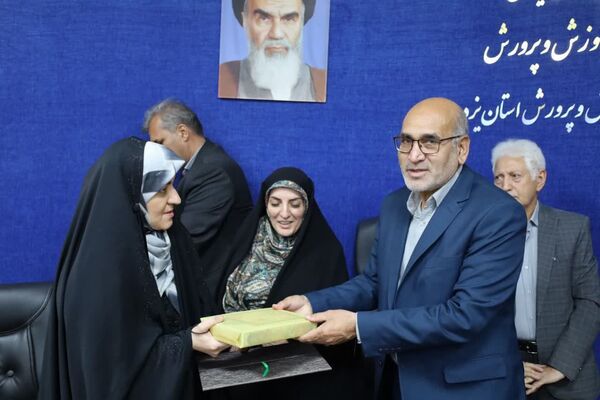 آیین معارفه رئیس سازمان دانش‌آموزی استان یزد